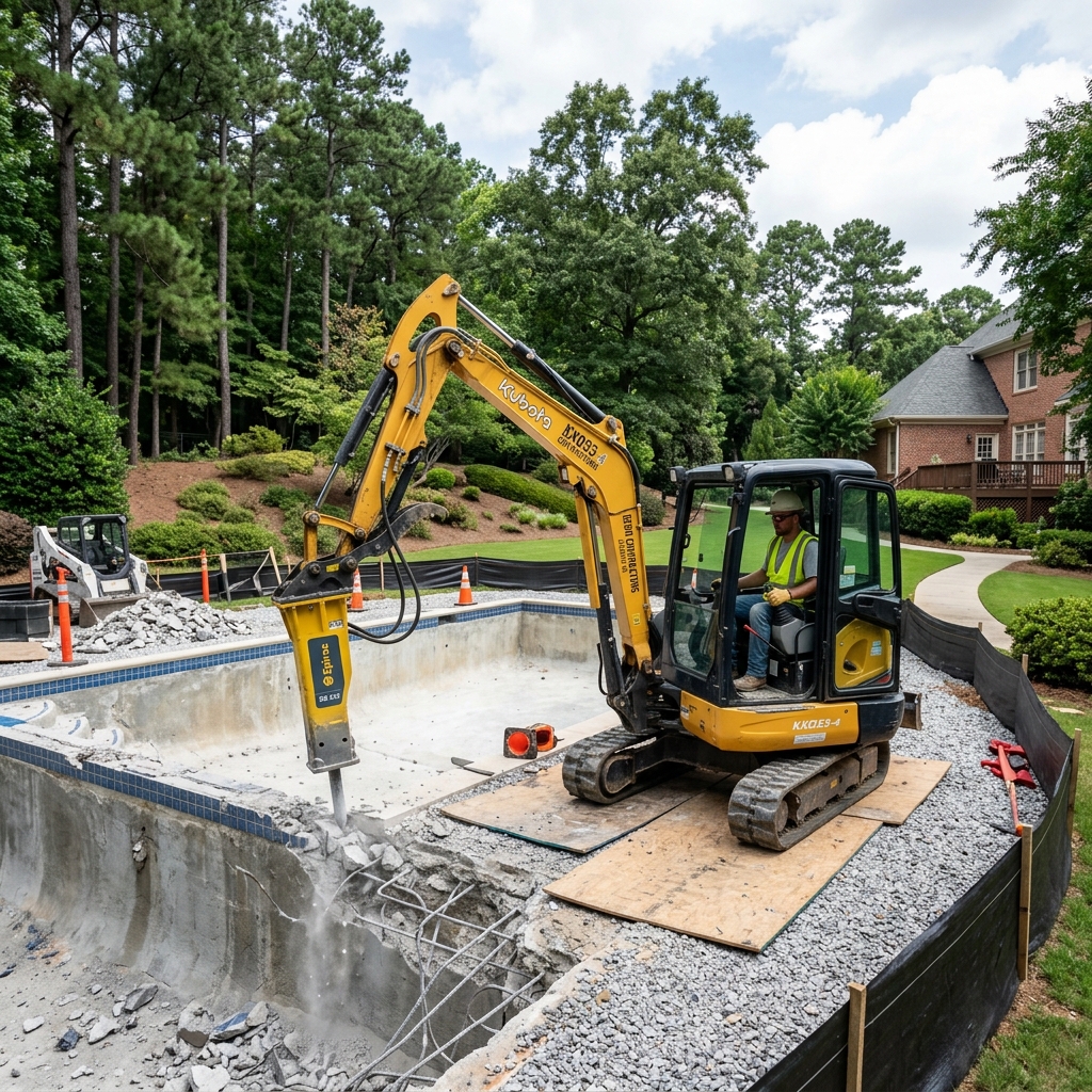 Atlanta Pool Demolition